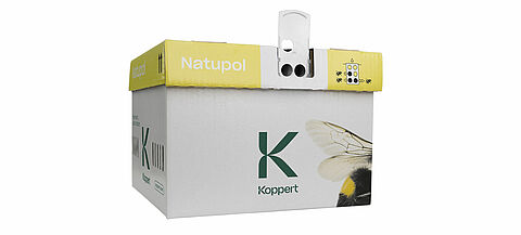 Koppert-Hummelkästen: frischer Look, bewährte Qualität